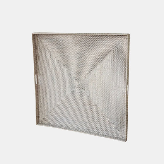 White Square Tray/Medium