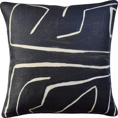 Graffito Onyx/Beige Pillow