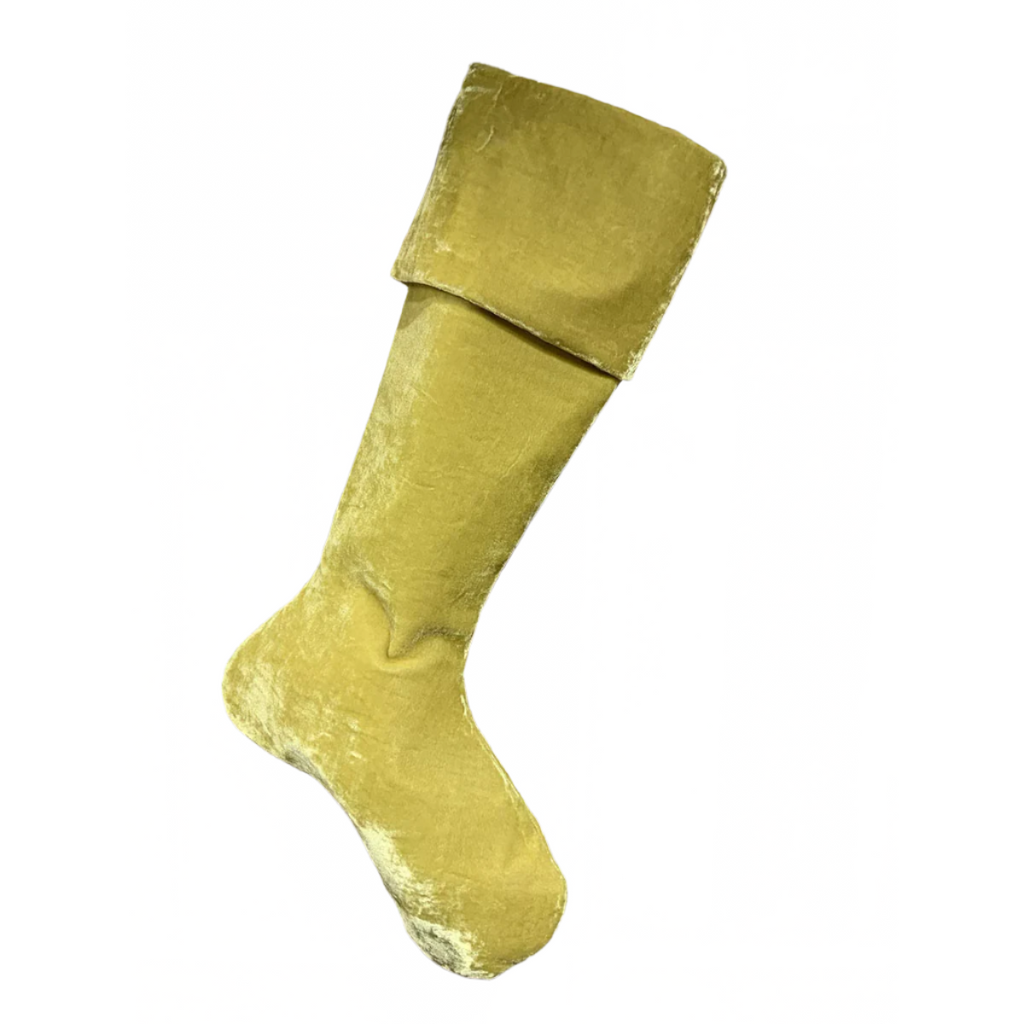 Vintage French Velvet Stocking