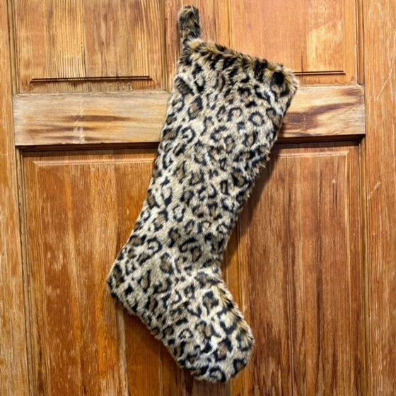 Leopard Fur Stocking