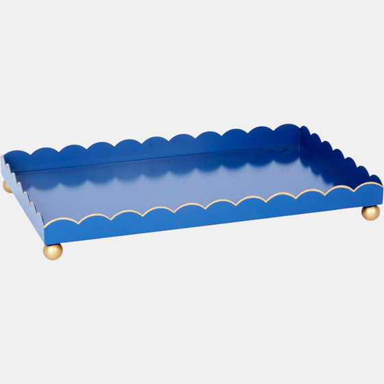 Eloise Blue & Gold Tray