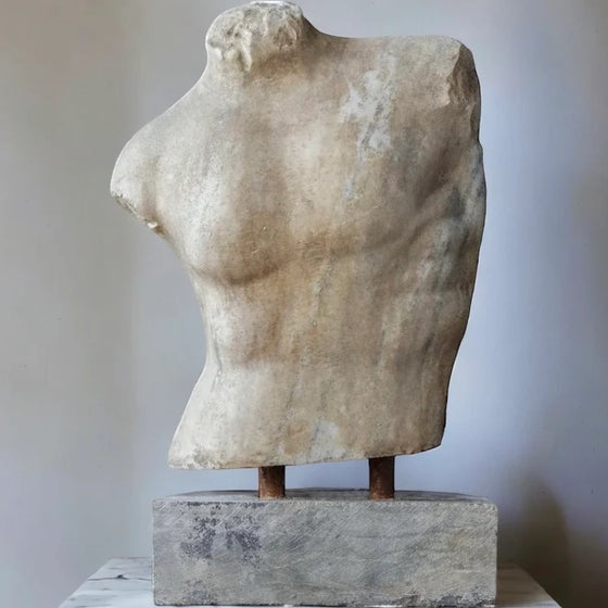 Carved Marble Torso
