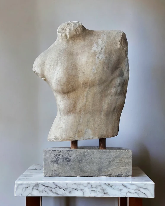 Carved Marble Torso