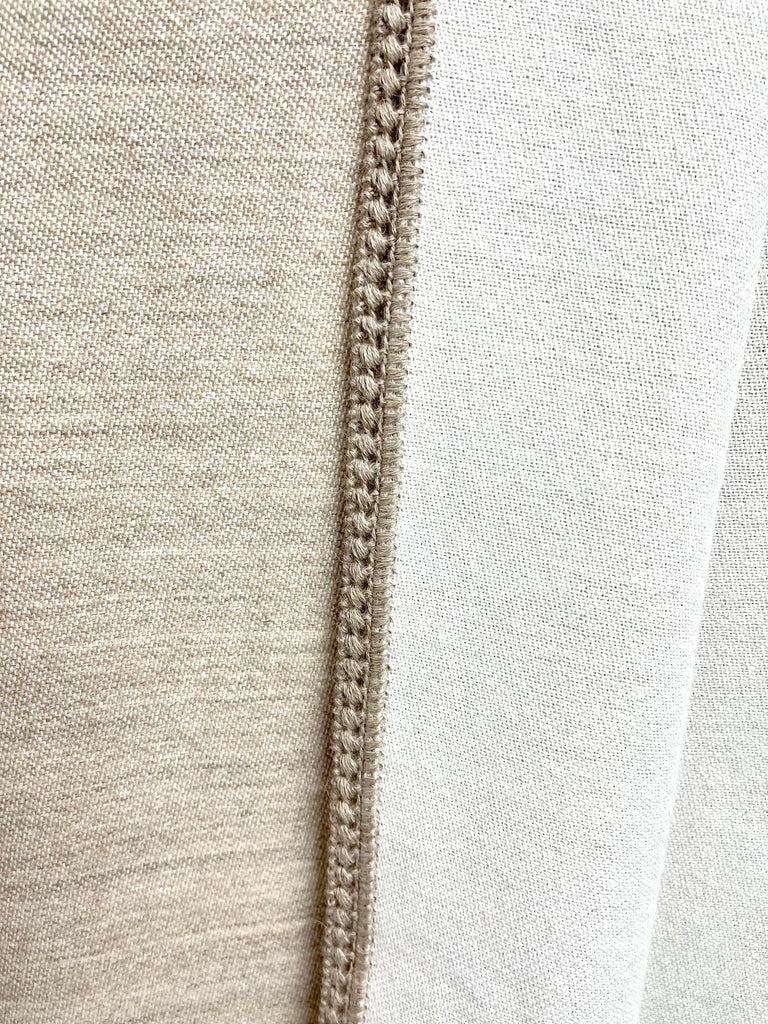 Cchuan Alpaca Throw- ivory/taupe