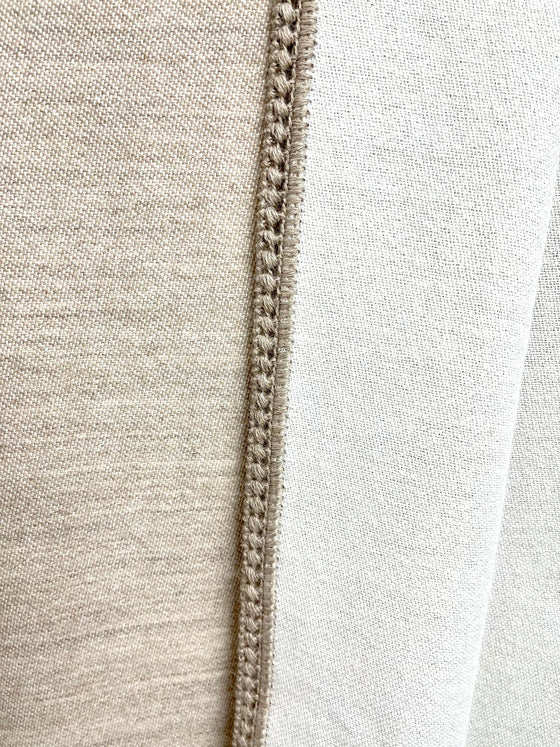 Cchuan Alpaca Throw- ivory/taupe