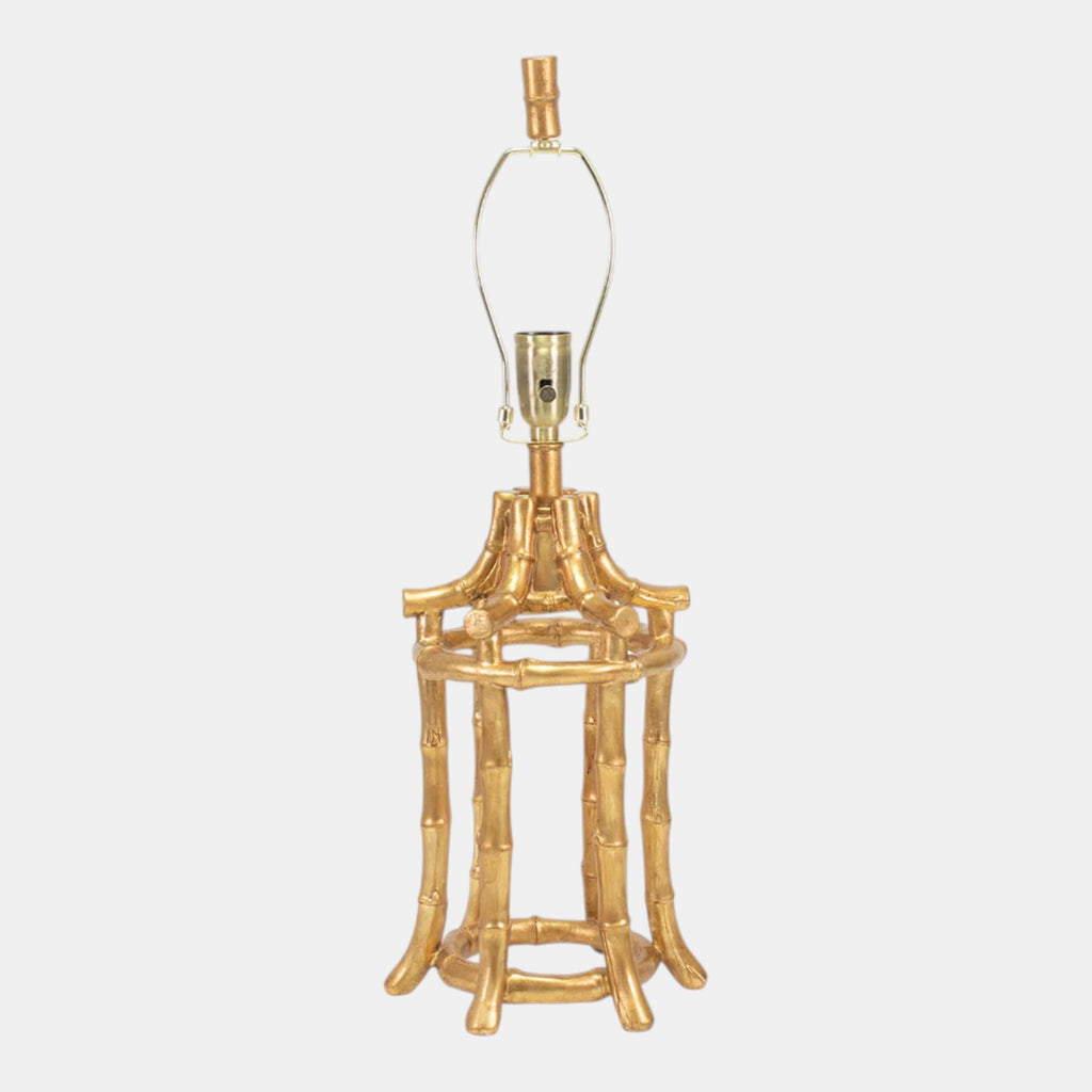 Golden Bamboo Lamp