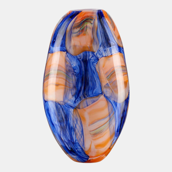 Negroli Blue/orange Vase