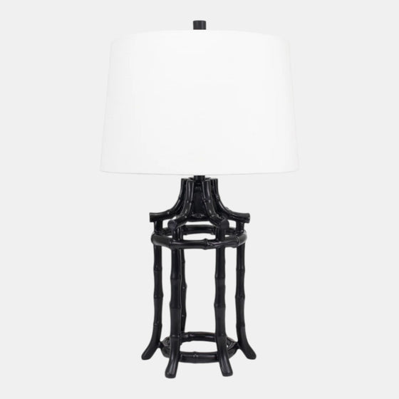 Bamboo black Lamp