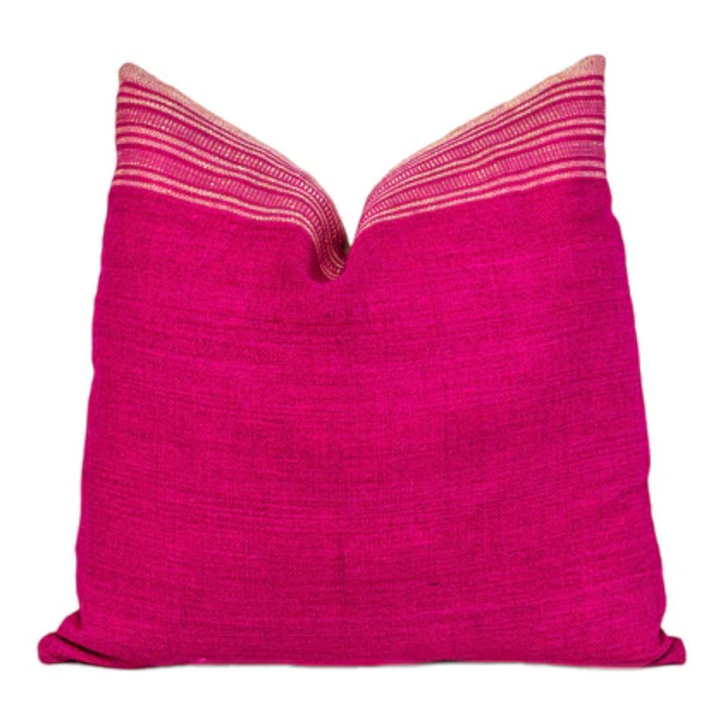 Pink Wool Pillow