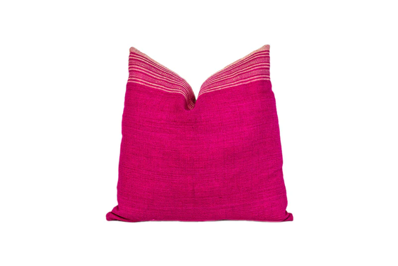 Pink Wool Pillow