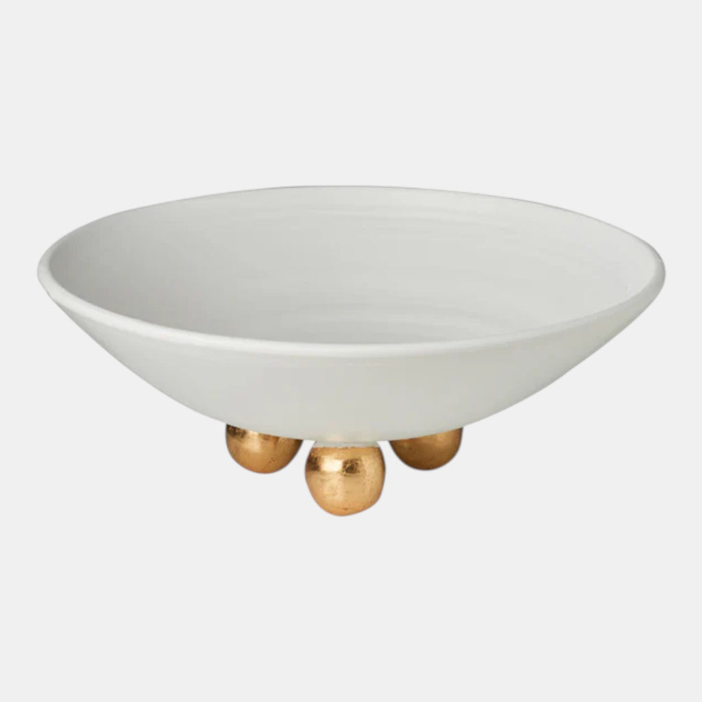 Catalina Plate/Gold Feet