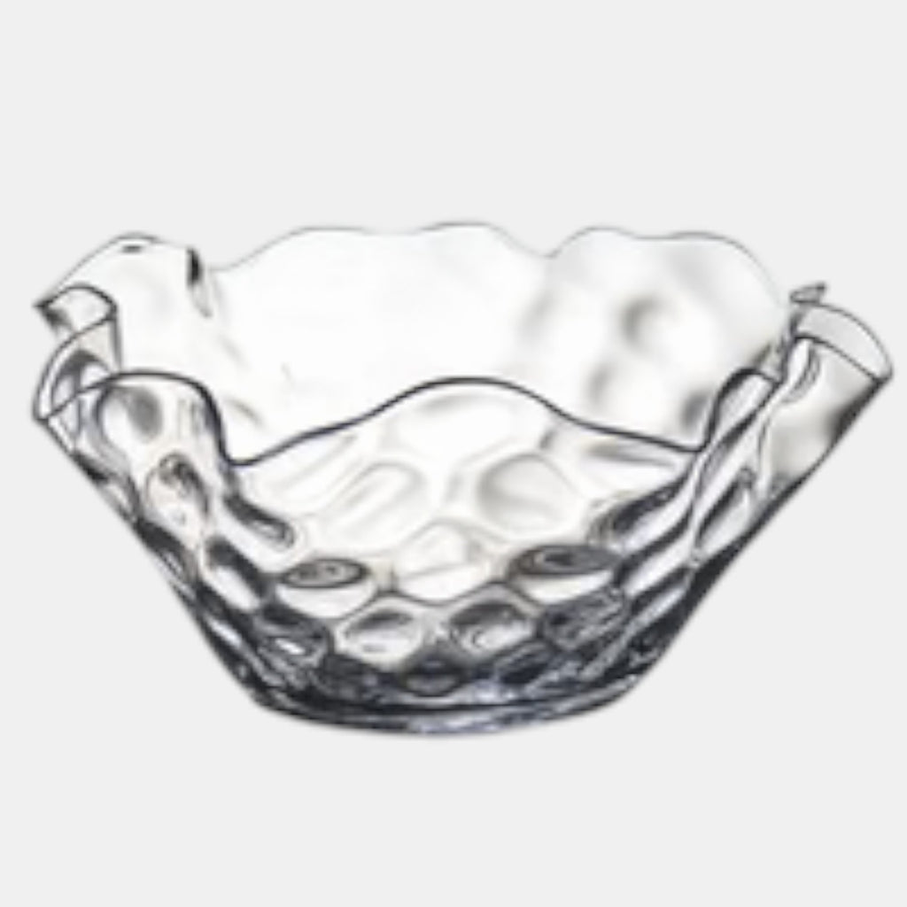 Clear Dimpled Bowl