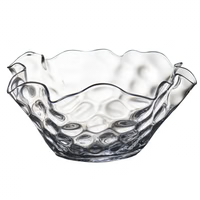 Clear Dimpled Bowl