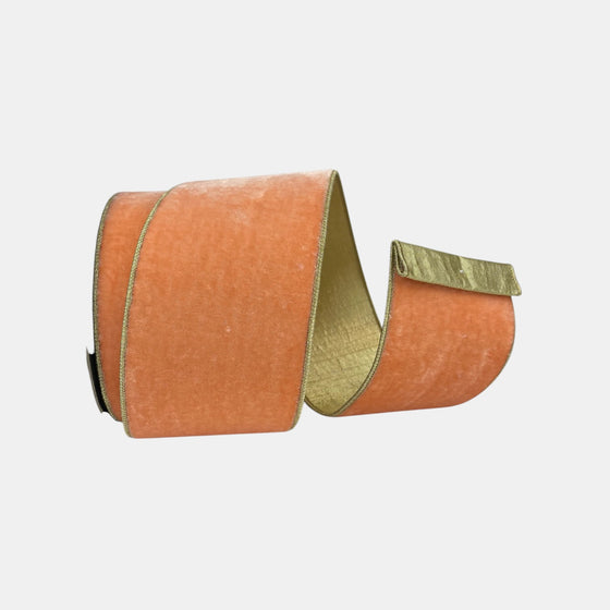 Orange Sherbert Velvet 4"