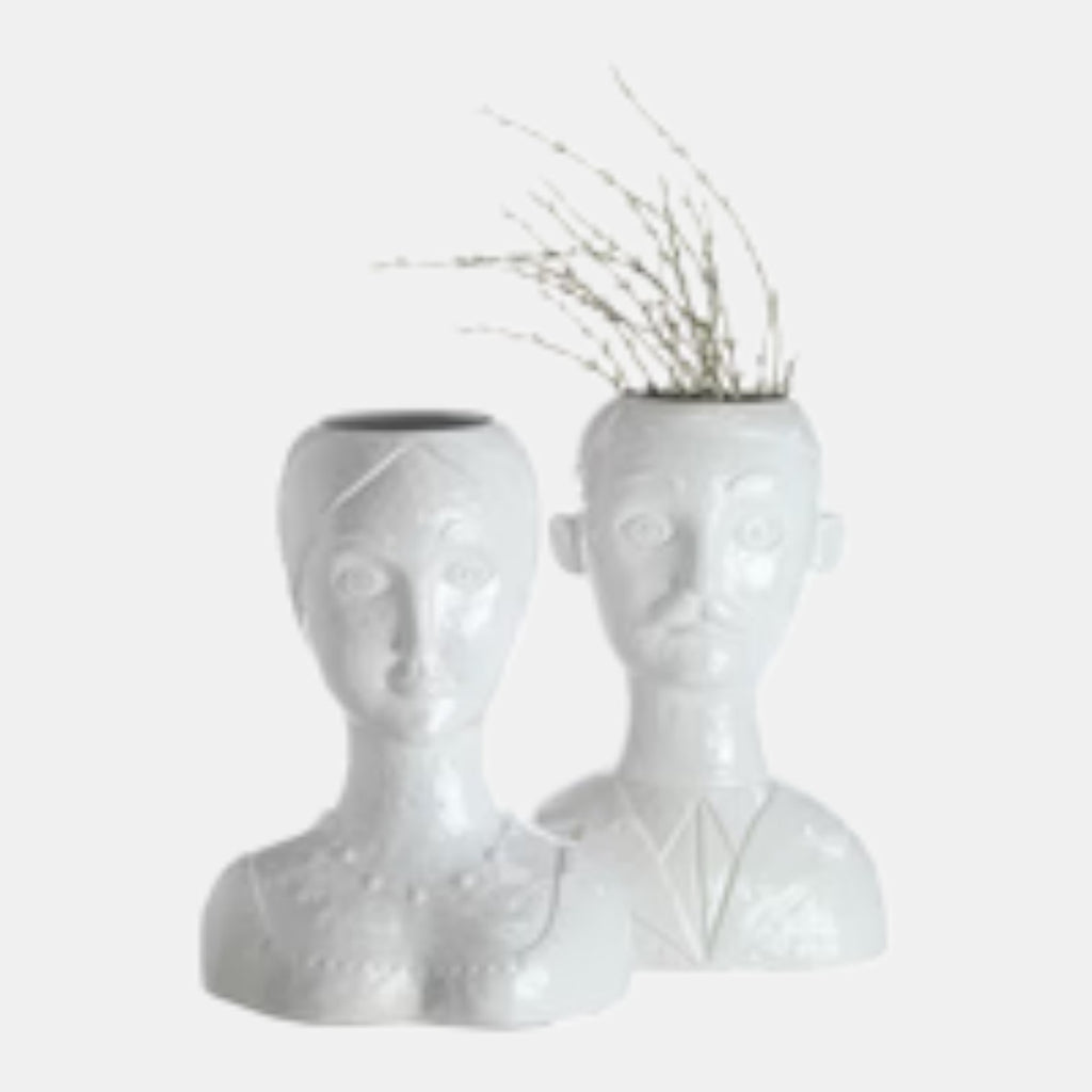 Female Head Vase