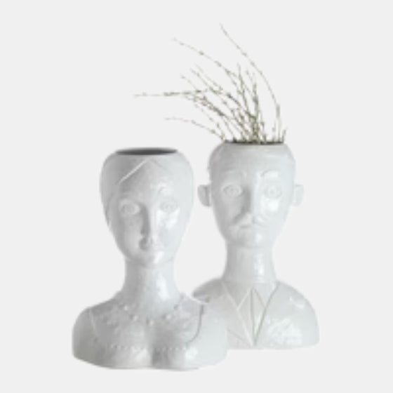 Female Head Vase