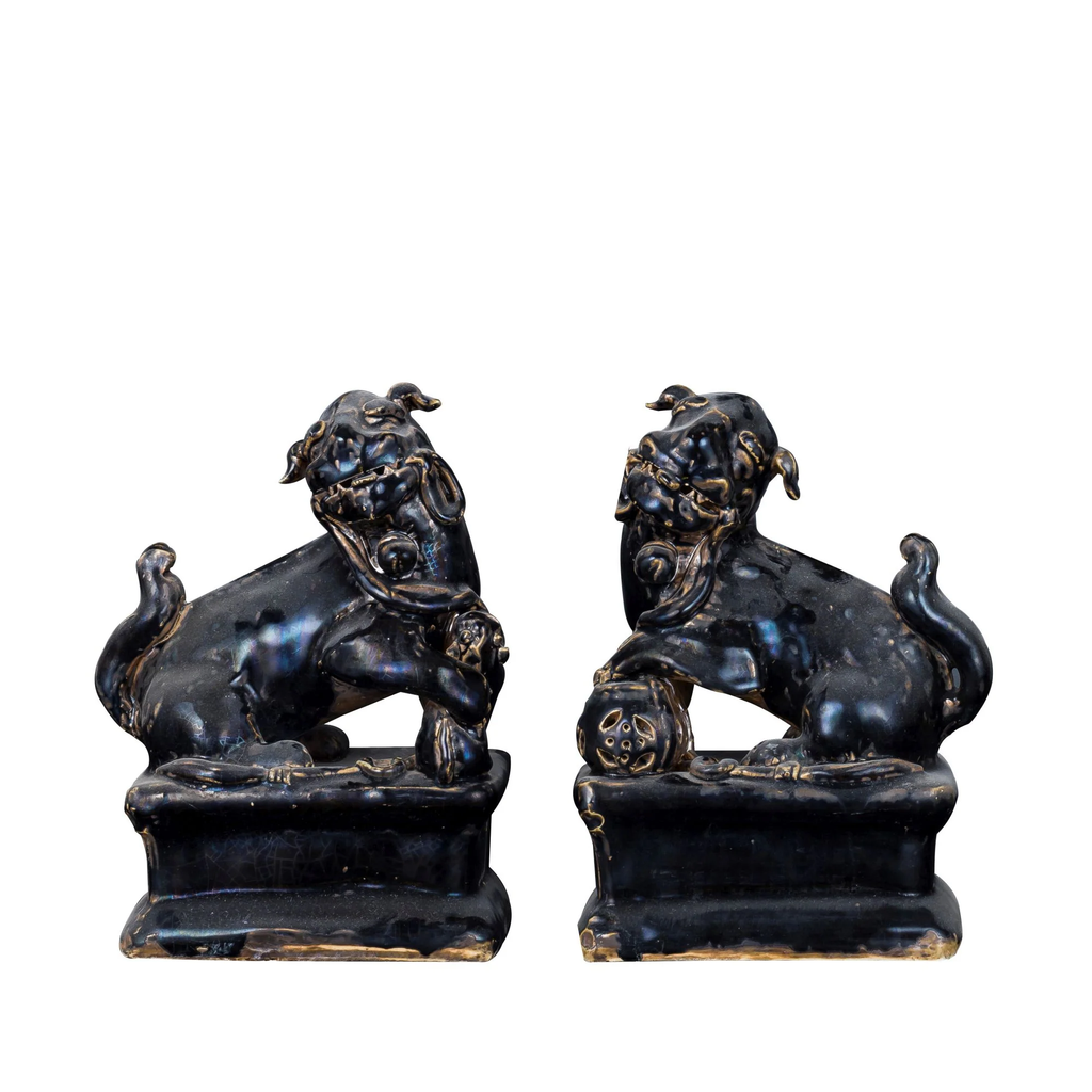 Peking Blk Lion Pair