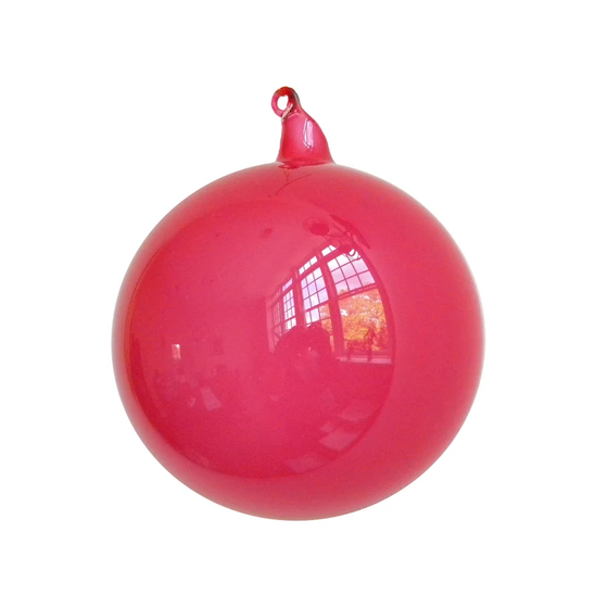 Rose Bubblegum Glass Ornament