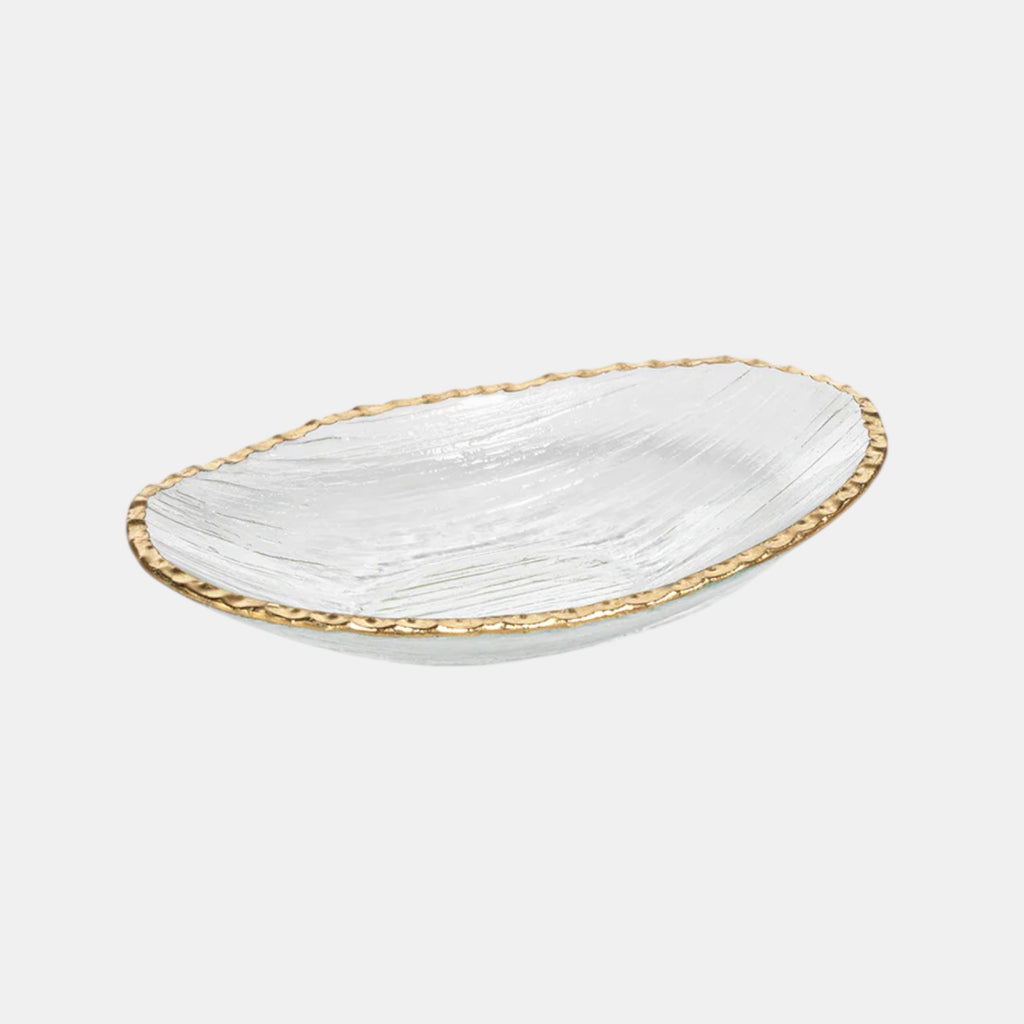 Gold Jagged Rim Bowl