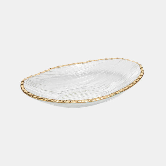 Gold Jagged Rim Bowl