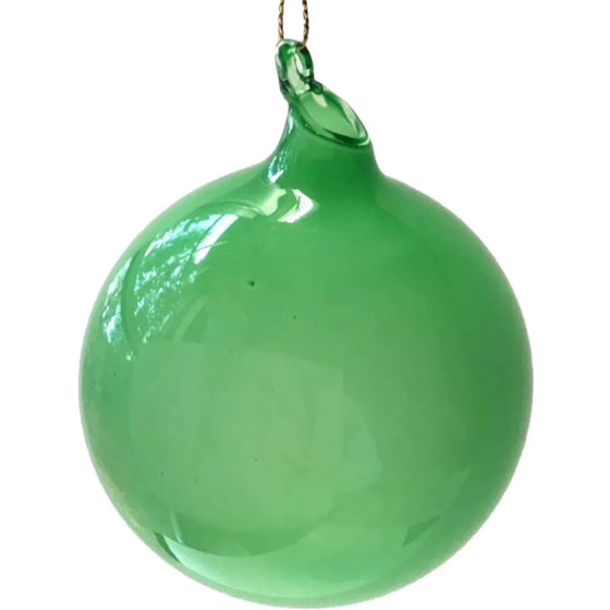 Mint Green Bubblegum Glass Ornament