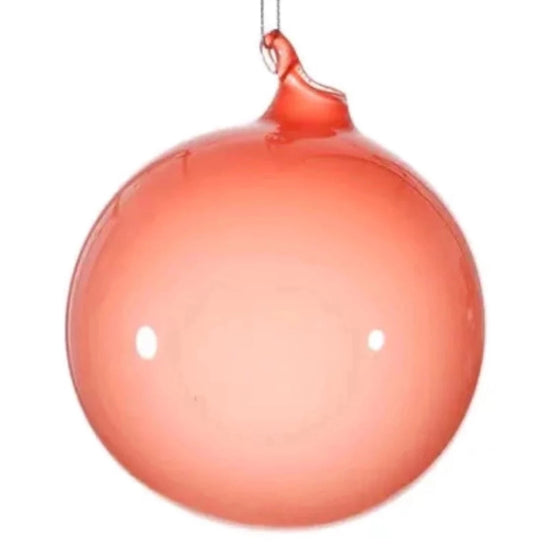 Pomegranate Bubblegum Glass Ornament