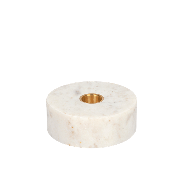 Marble Candleholder, White