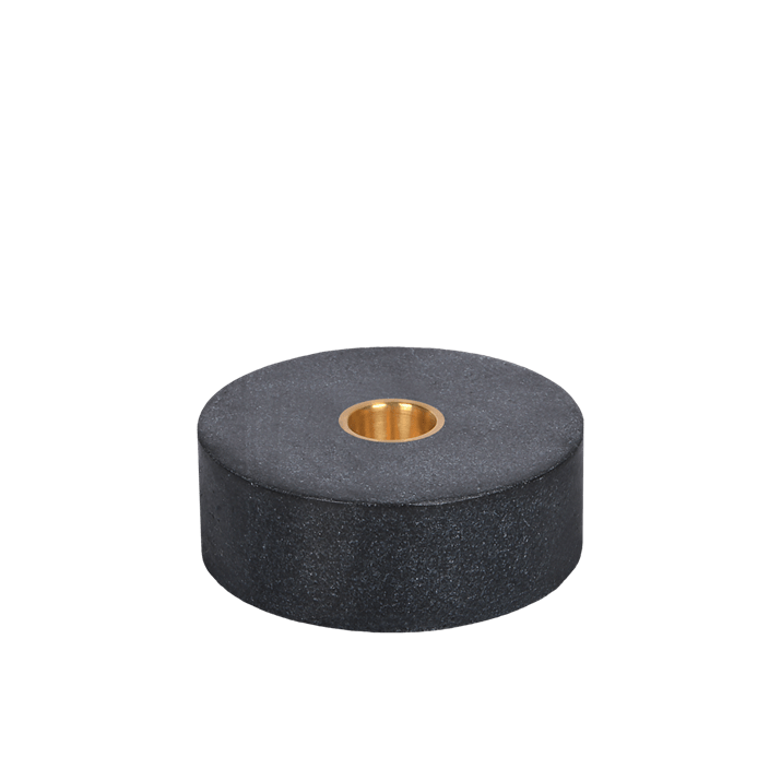 Marble Candleholder, Black