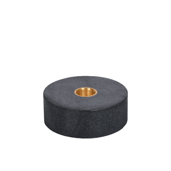 Marble Candleholder, Black