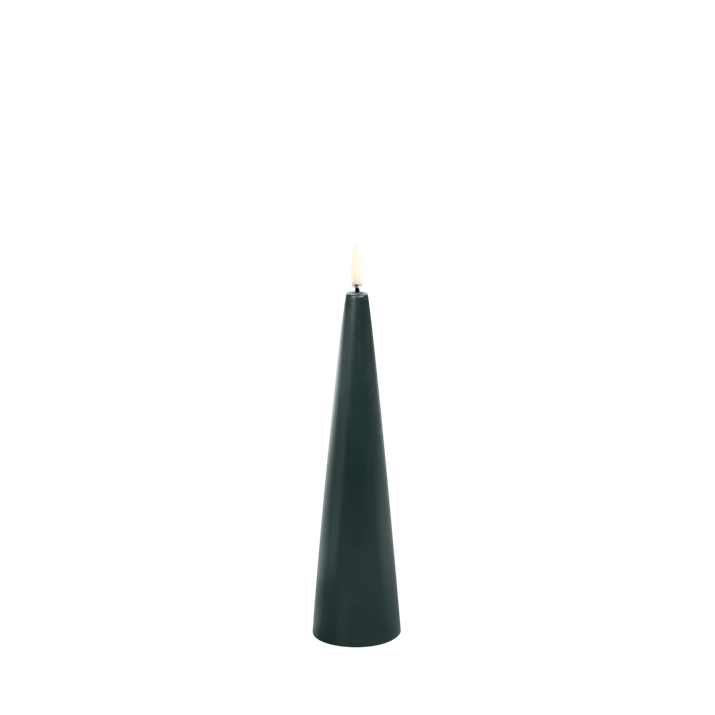 Cone Candle, Pine Green 8.5"