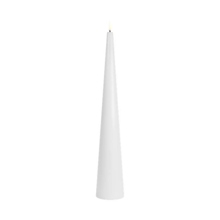Cone Candle, Nordic White 19.7"