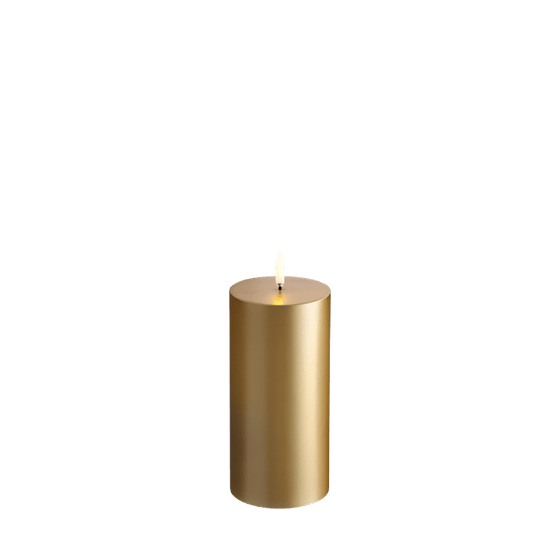 Pillar Candle, Gold 3" x 6"