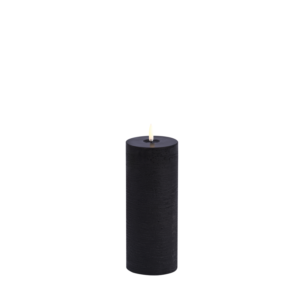 Pillar Candle, Forest Black - 3" x 8"