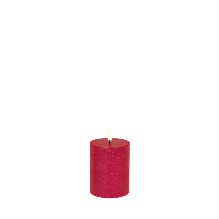 Pillar Candle, Red 3" x 4"