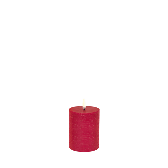 Pillar Candle, Red 3" x 4"