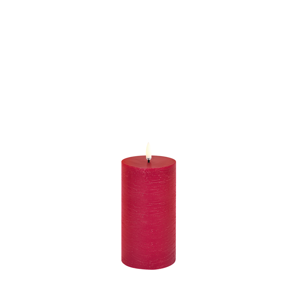 Pillar Candle, Red 3" x 6"