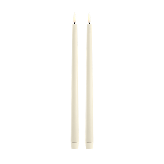Taper Candle, Ivory 2-pack - 12.6"