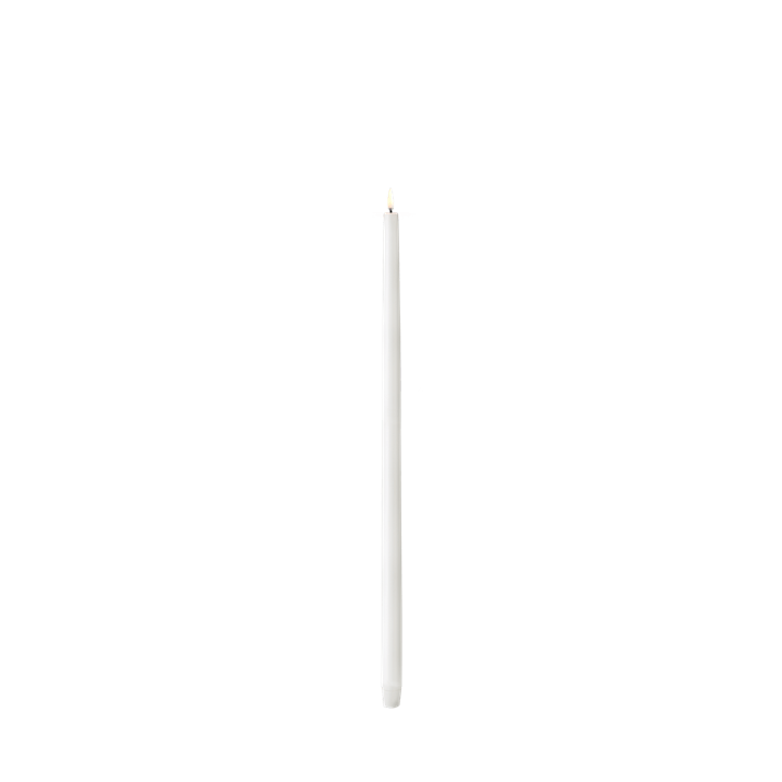 Tall Taper Candle, Nordic White - 21.7"