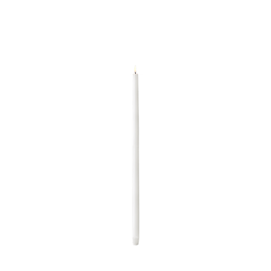 Tall Taper Candle, Nordic White - 21.7"