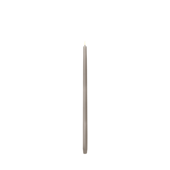 Tall Taper Candle, Sandstone - 21.7"
