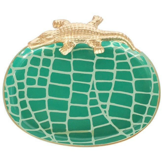 Croc Tray in Emerald