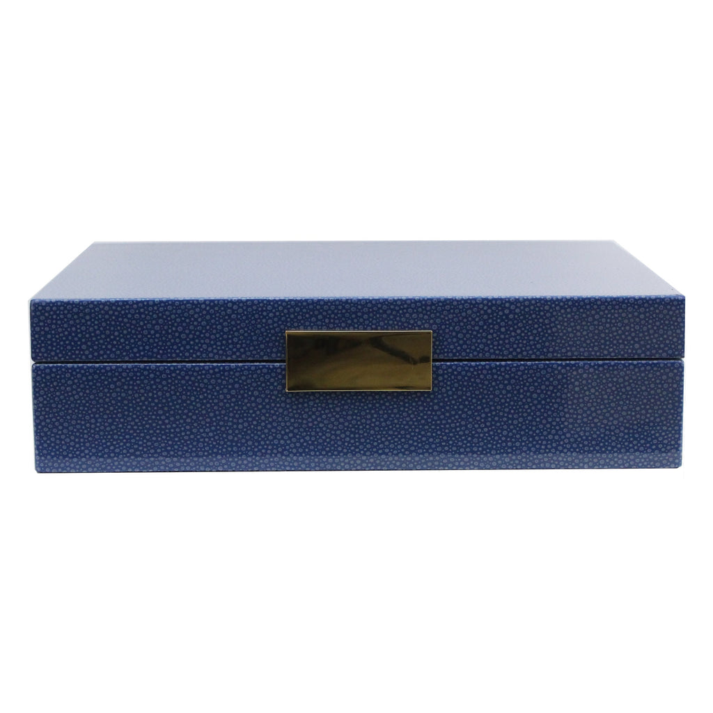 Blue Shagreen Lacquer Box