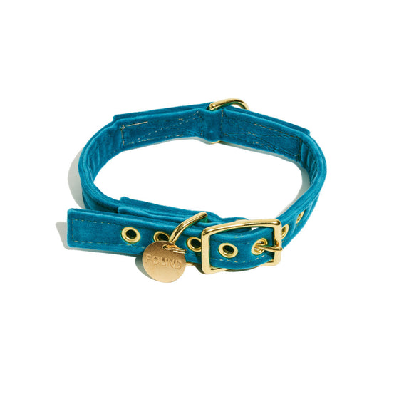 Aqua Washable Velvet Dog & Cat Collar