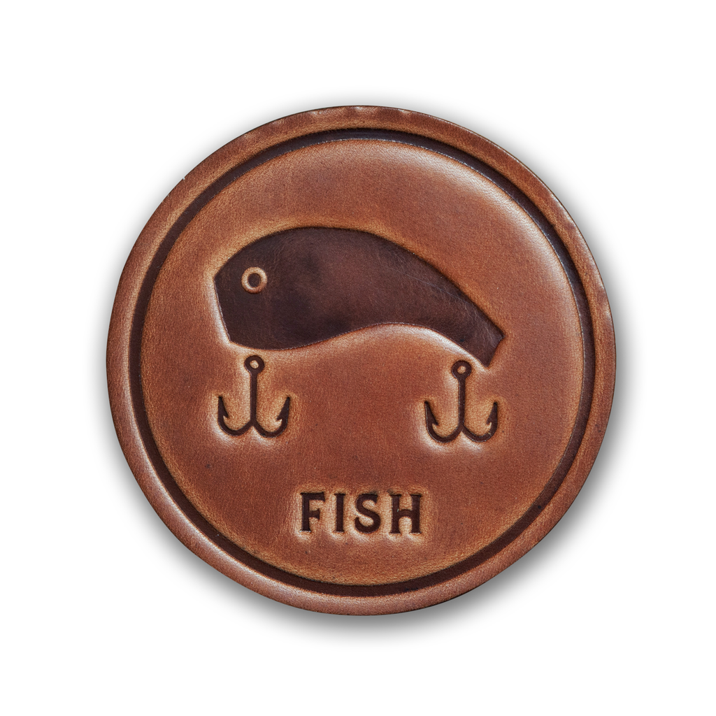 Fish Leather Coaster