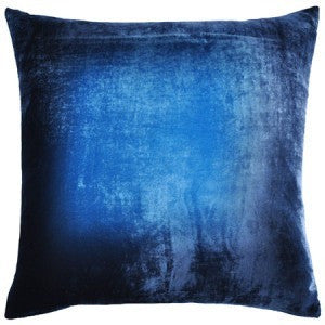 Cobalt Midnight Ombre Pillow