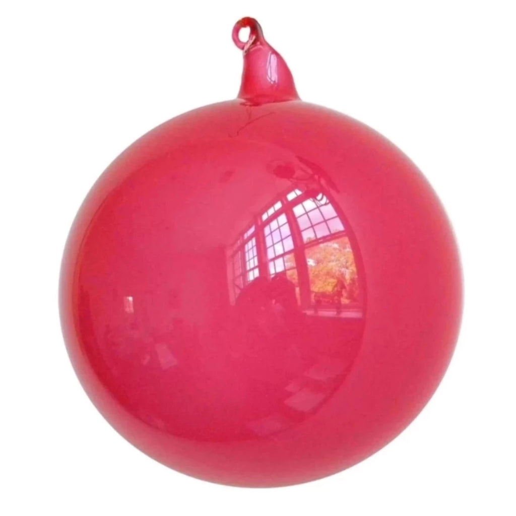 Rose Bubblegum Glass Ornament