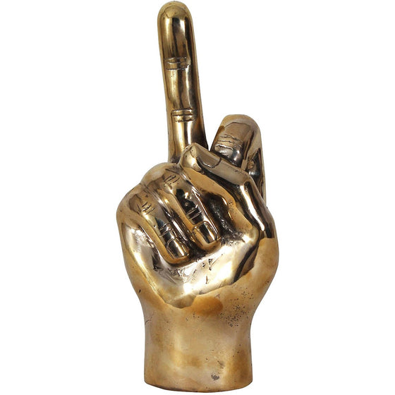 Brass Hand "The Finger"