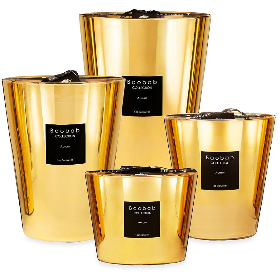 Baobab Collection Aurum Sented Candle 9.4"