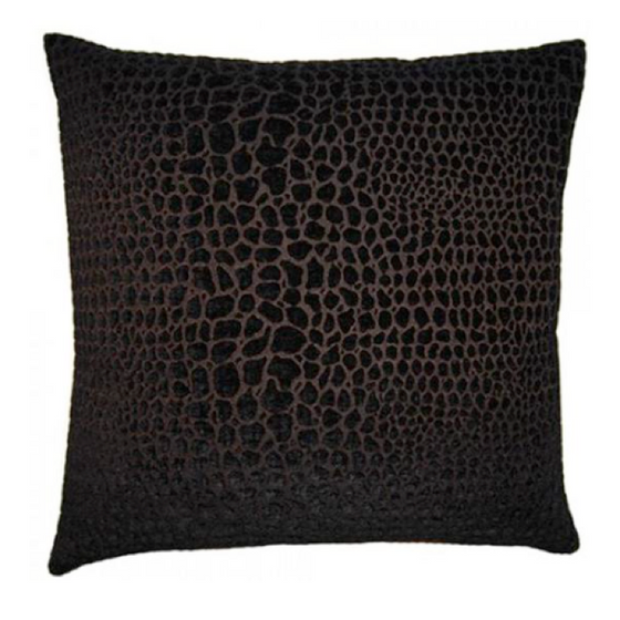 Noche Black Cheetah Pillow